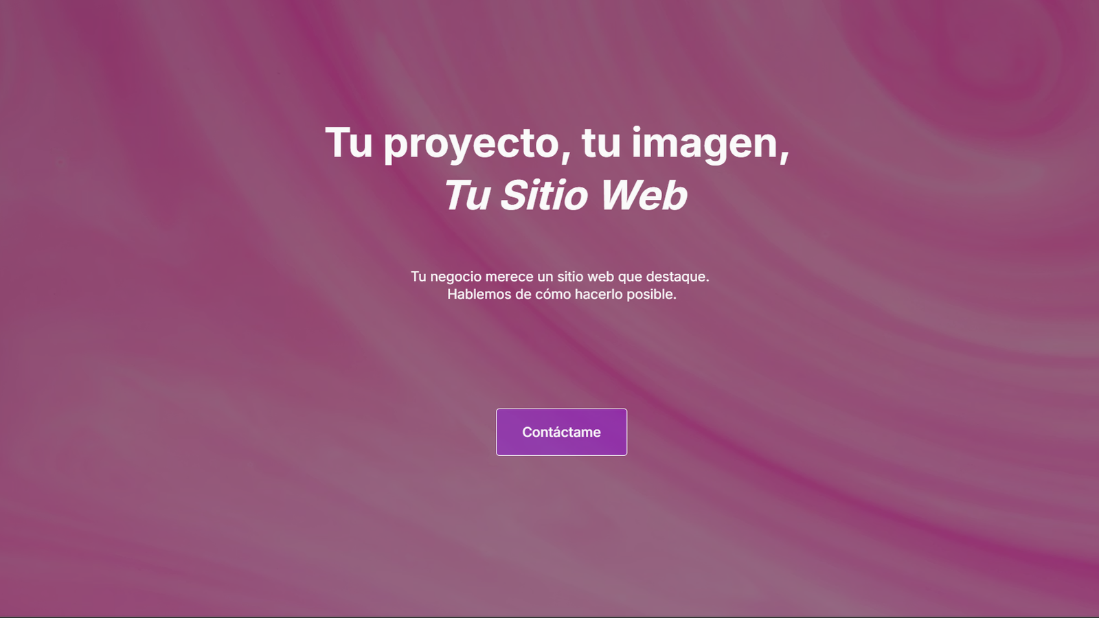 Presupuesto para desarrollo de páginas web modernas y responsivas